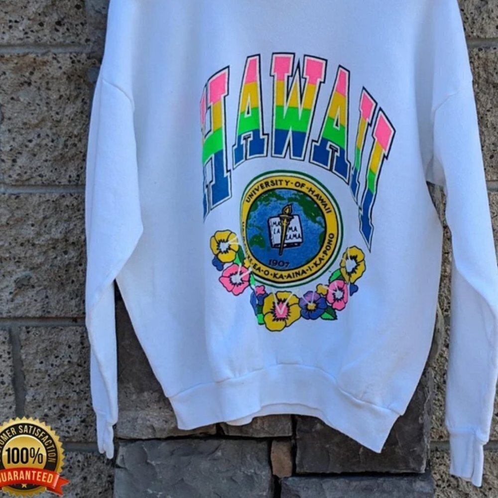 Hawaii Rainbow Warriors NCAA University Logo Sweatshirt